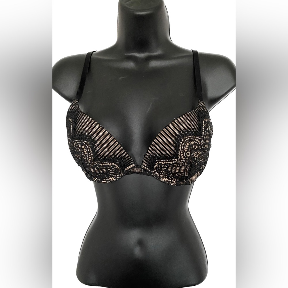Vs TAN/BLK Dream Angels Push-up, 34B *P1057
